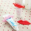 Ensemble d'accessoires de bain, presse-dentifrice rouge, Simple à utiliser, matériau préféré, forme nouvelle, bicolore en option, pour la maison, 1/3/5 pièces