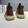 Winter Veet Mat Fashion Camel ciepła pluszowa skórzana kostka dla mężczyzn High Top Slip-on Platform Boots Man