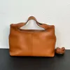 The Row Bag Camdem Soft Cowhide Fashionable and Advanced Sense Commuting Versatile and Versatile for Commuter Crowds Crossbody Saddle Bag high quality