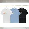 Mens Designer Tshirt amari T-shirt Summer Cool Breathable Colorful Gradient Letter Print amri Trendy Youth Hip Hop Street Clothes Brand Luxury Oversized T shirt