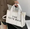 Mode-Handtaschen aus Leder mit großem Fassungsvermögen, Schultertasche für Damen-Geldbörsen, mit Buchstaben bedruckte Tragetasche, mehrfarbige Tragetasche