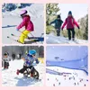 Gafas para niños, gafas de esquí de doble capa UV400, gafas de esquí antiniebla, máscara para niñas y niños, gafas para deportes al aire libre, gafas de Snowboard