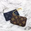 고급 디자이너 지갑 지갑 Damier Coin Purse Zippy Lady Chain 지갑 접이식 카드 홀더 여권 여성 꽃 지갑 열쇠 파우치 무료 배