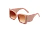 مصمم نسائي نظارات شمسية أزياء نظارات الشمس للأنثى Classi Eyewear Mix Color Gafas El Sol de Mujer Big Frame 8 Colors 10pcs