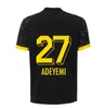 2023 2024 REUS REYNA Soccer Jerseys Men Kids Kits 23 24 DORTMUNDS KAMARA HUMMELS ADEYEMI BRANDT shirt HAZARD RYERSON BYNOE-GITTENS KIDS KIT football uniforms