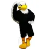 Halloween New Adult Black Eagle Mascot Costume for Party Cartoon Character Mascot Sale Free Shipping Support Customization