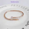 Luksusowy projektant Carter Bransoletka Bransoletka Moda 18K Rose Gold Natural Natural Card Home Titanium Stal Bransoletka Bransoletka Women Light Have Pudownia Pyj