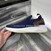 Playoff Sneaker in pelle BERLUTI Scarpe casual da uomo Berluti 22 Autunno inverno Ombra Conversione colore Pelle Cashmere Copertura lavorata a maglia Indossare calzini Scarpe Sport M HBCC