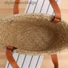 Schoudertassen Casual Rattan grote capaciteit Tote Designer rieten geweven vrouwen handtassen zomer strand Bali stras lady reizen grote mand achteruitlang pechylisheendibags