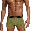 Underbyxor Herrband Boxer Shorts Underkläder Lycra Cotton Low Midje Big Pouch U Convex Flat Corner Pants Four