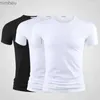 T-shirt da uomo 3 pezzi Top da uomo T T Shirt Uomo Tendenze della moda Fitness Tshirt 2023 Nuova estate O Collo Manica corta B01389L240110