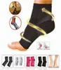 Pied Anti Fatigue Compression pied manchon cheville soutien course Cycle basket-ball Sport chaussettes en plein air hommes cheville orthèse chaussette 1194900