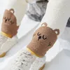 amila baby girl's wool bottoming bants winter Winter Kids Cartoon Cartoon Pattern Child Child Warm Intelding 240109