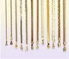 Guldkedja för män kvinnor vete figaro rep kubansk länk kedja guld fylld rostfritt stål halsband manliga smycken gåva hel4405313