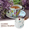 Dinnerware Sets Rotating Side Handle Teapot Practical Kettle Making Portable Teakettle For Stove Top