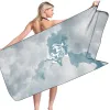 Handdoek Zomer 160X80CM Mode Brief Gedrukt Oude Bloem Vrouwen Thuis Badhanddoek Microfiber Meisje Lange Badhanddoeken gift