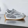 Zapatos 2024 Diseñador Zapatilla de deporte Botteega Orbit Venetas Moda para hombre Zapatillas de deporte Netizen Mismo estilo Casual Plata Versátil Deportes 2023 Nueva rejilla