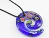 Hanger Kettingen Groothandel 5 stks Handgemaakte Murano Lampwork Glas Vintage Vortex 50 50 MM Fit Ketting Sieraden Geschenken LL70