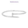 Luxury Carter Designer Skruvmejselarmband Fashion New Titanium Steel Sweet Merveile Armband Ins Red Wind Stainless Open Nail Head For Have Present Box