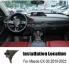 Mobiltelefonfästen innehavare gravitation biltelefoninnehavare mobil mobiltelefonstöd för Mazda CX-30 2019-2023 Tillbehör YQ240110