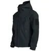 Giacche militari da esterno Uomo Pelle di squalo Soft Shell Giacca a vento impermeabile tattica Giacca da combattimento militare Cappotto bomber con cappuccio da uomo 240124