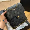 2024 nouveau classique camélia double luxe femmes designer sac à dos marque française chaîne de mode dames épaule sac à main de haute qualité dame véritable sacoche en cuir