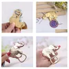 Party Favor 100st Metal Gold Lucky Golden Elephant Bottle Opener Openers Wedding Shower Gift Favors SN2167 Drop Delivery Home Garde DHFUE