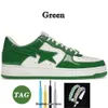 Abc Sta Chaussures Low Color Block Shark Noir Blanc Pastel Vert Bleu Daim Hommes Femmes Sports De Plein Air Baskets Marche Jogging Taille 36