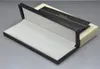 Caixa de caneta de couro de madeira preta de alta qualidade terno para caneta tinteiro esferográfica rolo canetas estojo de lápis com garantia manual8150748