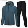 Męskie dresy 2023 Jesień mężczyźni Jogging duże rozmiar 9xl Zestawy biegowe Homme Suit Bluza dresowe