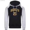 Heren Hoodies Sweatshirts Brooklyn 25 City Gele Letter Heren Hoodie Herfst Ronde Hals Hoody Hoge Kwaliteit Los Sweatshirt Casual Oversizesportswear T240110