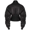 Women's Trench Coats Black Puffer Parka Jacket Designer Sustans Padded Warm Slim Puffy Winter Coat