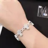 Zuanfa Jewelry Sterling Silver 925 VVS Moissanite Iced Out Diamond Hip Hop Jewelry Cross Cropan Bracelet Men