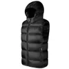 7XL Winter Mannen Capuchon Jassen Mouwloze Vesten Heren Casual Winddicht Warm Vest Lente Herfst Vest Mannelijke 240109