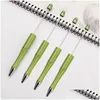 Ballpoint Pens Wholesale Add A Bead Diy Pen Original Beads Customizable Lamp Work Craft Writing Tool Drop Delivery Office School Bus Dhh1V