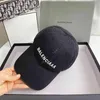 Balencaigass Hat 2022 Original High Quality Correct Version b Paris Washed Holes to Make Old Baseball Caps Oppca273V