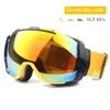 Skibril UV400 anticondens met zonnige daglens en bewolkte daglensopties Snowboardzonnebril Draag over Rx-bril 240109