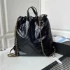 Handbag Backpack Shoulder Capacity Womens School Tote Bag Luxury Designer Back Genuine Leather Clutch Wallet Cosmetic Bags 2024
