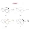 Anti Blue Rays Spring Leg Cat Eye Minus Lens Prescription Spectacles Frame Women Metal Short-sight Eyewear 0 -0.5 -0.75 To -6.0 240110