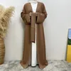Vêtements ethniques Eid Party Diamond Ramadan Ouvert Abaya Femmes Musulman Maxi Robe Turquie Kaftan Dubaï Robe Arabe Kimono Femme Maroc Caftan