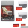 Cartes mémoire Pilotes durs 32 Go 64 Go 128 Go 256 Go Carte SD Evo Plus Class10 Uhs-1Good Microsdxc UHS- Tablette PC TF Appareil photo numérique Smartpho Otdmc