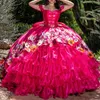 Сексуальная возлюбленная Quinceanera платья цветные аппликации Tull Latered vestidos de 15 Anos Vintage Sweet 16 День рождения платье