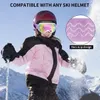 Findway Child Ski Mask Anti-Fog UV Protection Ski goggles Skiing Snowboarding Sports for 3-10 Child Compatible with Ski Helmet 240109