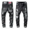 Jeans voor heren Heren Cool Rips Stretch designer d2 Distressed Ripped Biker Slim Fit Washed Motorcycle Denim Heren Hop Mode Herenbroeken Borduurbroeken Dsquare Jeans