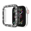 Akcesoria 5PCS Luksusowe Diamond Women PC PC Okładka na Apple Watch Case Series 6 SE 5 4 3 Bling Bumper 40 mm 44 mm 38mm 42 mm FHXRG Shell