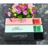 Boîtes d'emballage en gros 6 couleurs Aron emballage bonbons de mariage faveurs cadeau grilles de papier laser boîte de chocolats / boîte à biscuits livraison directe Dhukj