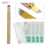 6 teile/satz Semipermanente Gold 4 Ring Augenbraue Make-Up Microblading Manuelle Tattoo Stifte 5 stücke Tattoo Stift Micro Blading Kits9845394