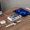 15 W 4-in-1-Ladestation für kabelloses Laden, kompatibel mit iPhone 15, 14, 13, 12, 11, Apple Watch, AirPods Pro, Qi-Schnellladegeräte für Mobiltelefone, Smart-Mobiltelefone, Dropshipping