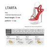 Dress Shoes Women's Stiletto Nightclub High Heels Rhinestone Sandals Summer Sexy Crystal Sole 190 Series 13cm Heel 3cm Platform LFD