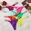 3PC Biancheria intima delle nuove donne Acqua brillante Diamante Biancheria intima sexy Biancheria intima di nylon a vita bassa da donna G-string segreto Neon Perizoma da donna 230110